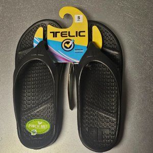 TELIC S Women's size 8 Flip Flop-Pillow-Soft, NEW with Tags color: Black